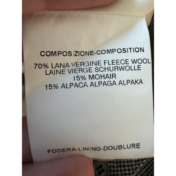 Yves Saint Laurent Rive Gauche Skirt Womens 40 Gray Tweed Wool Mohair Italy - Picture 6 of 16